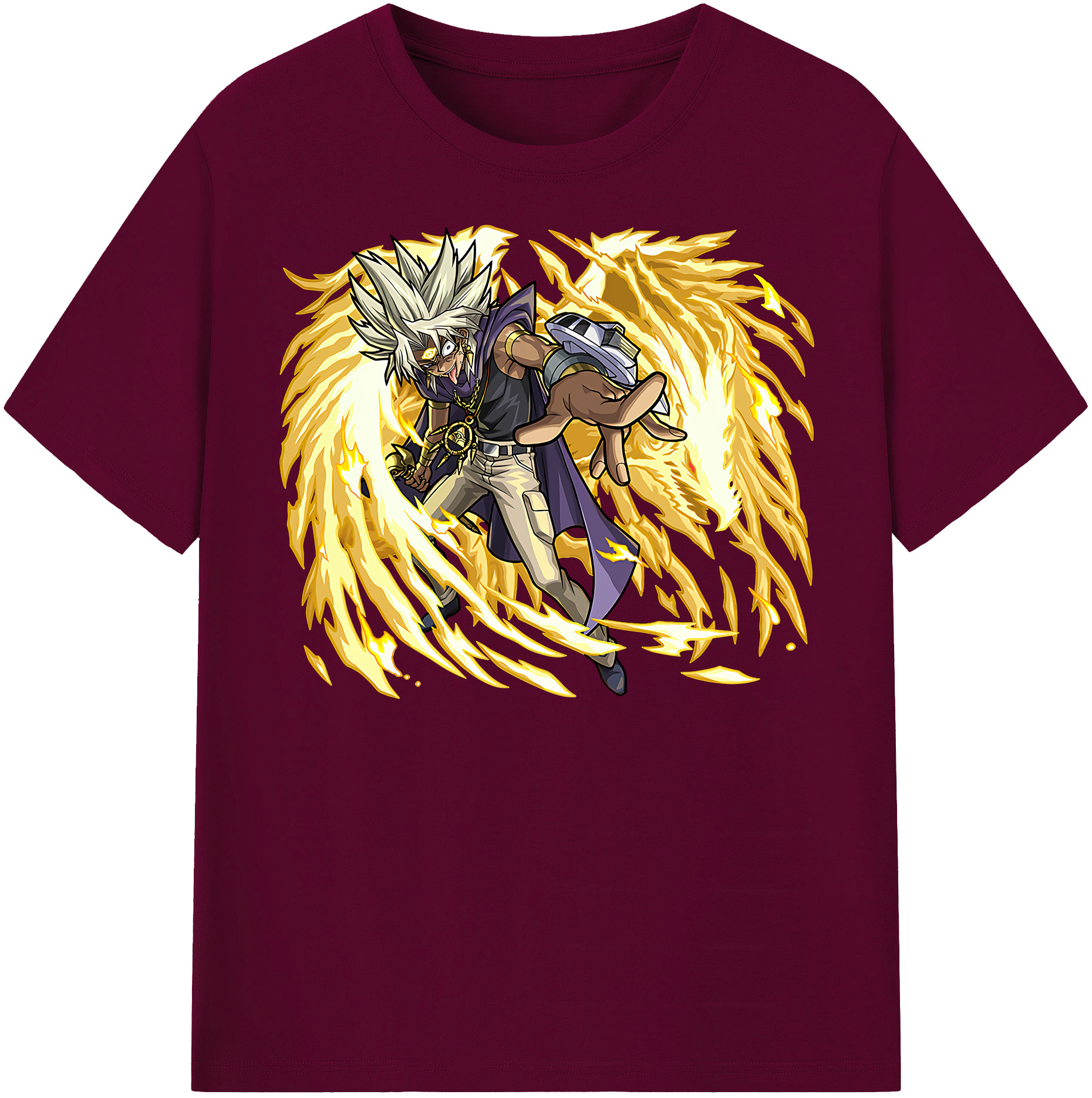 （画像用） 遊☆戯☆王 Yu-Gi-Oh! レディースカジュアルプリントTシャツ（綿100％）